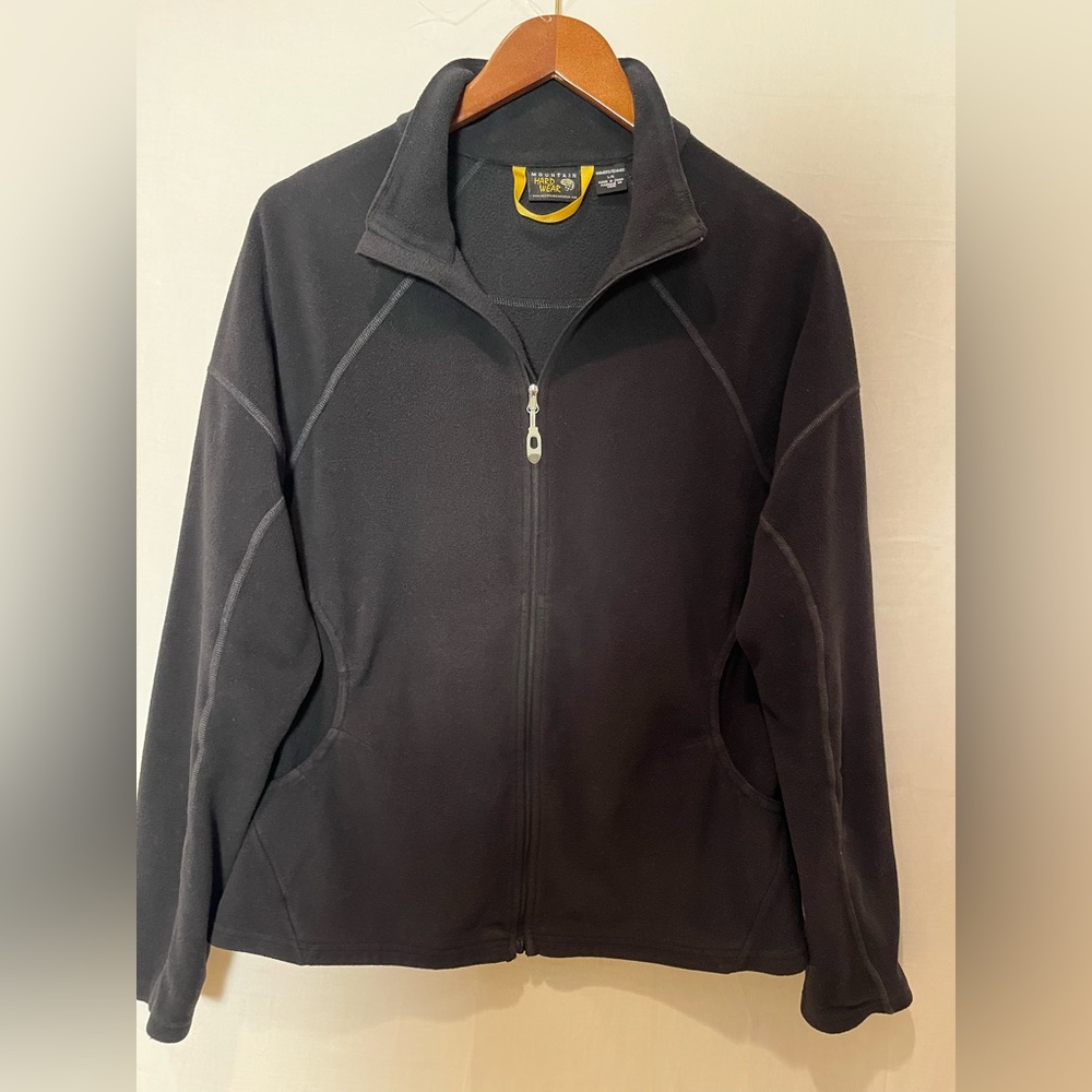 Mountain Hardwear Women’s Fleece Zip Up Jacket - Black - L